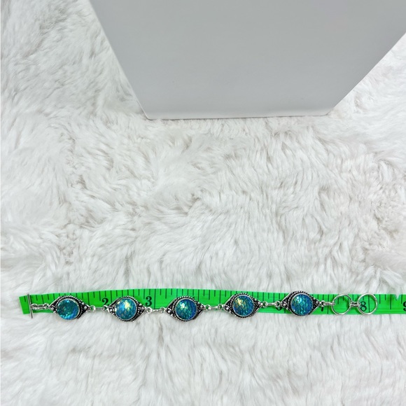 🌈🐠 Rainbow Titanium Fish 925 Necklace Bracelet & Earrings ONLY - Picture 8 of 10